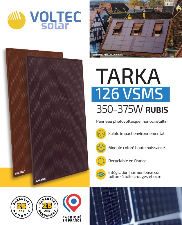 Panneaux solaires photovoltaïques Voltec Solar pour bâtiments sous protection ABF Belfort 0